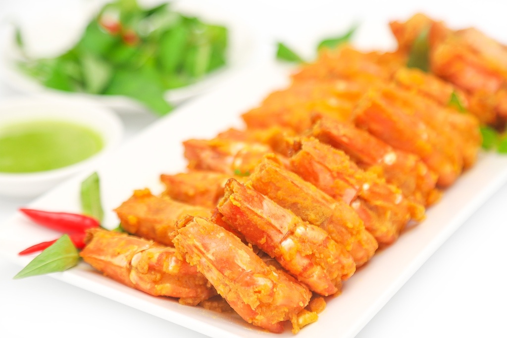 TÔM SÚ RANG TRỨNG MUỐI