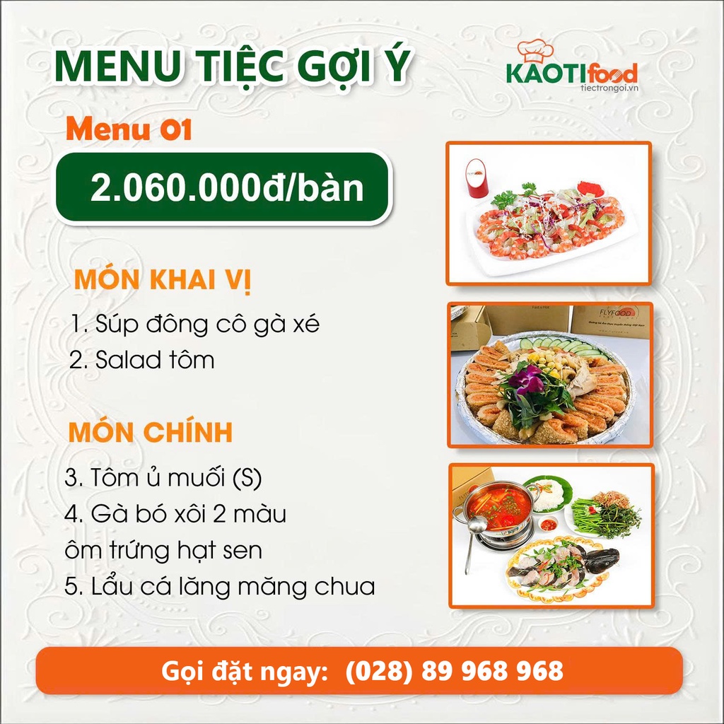 Menu gợi ý 01