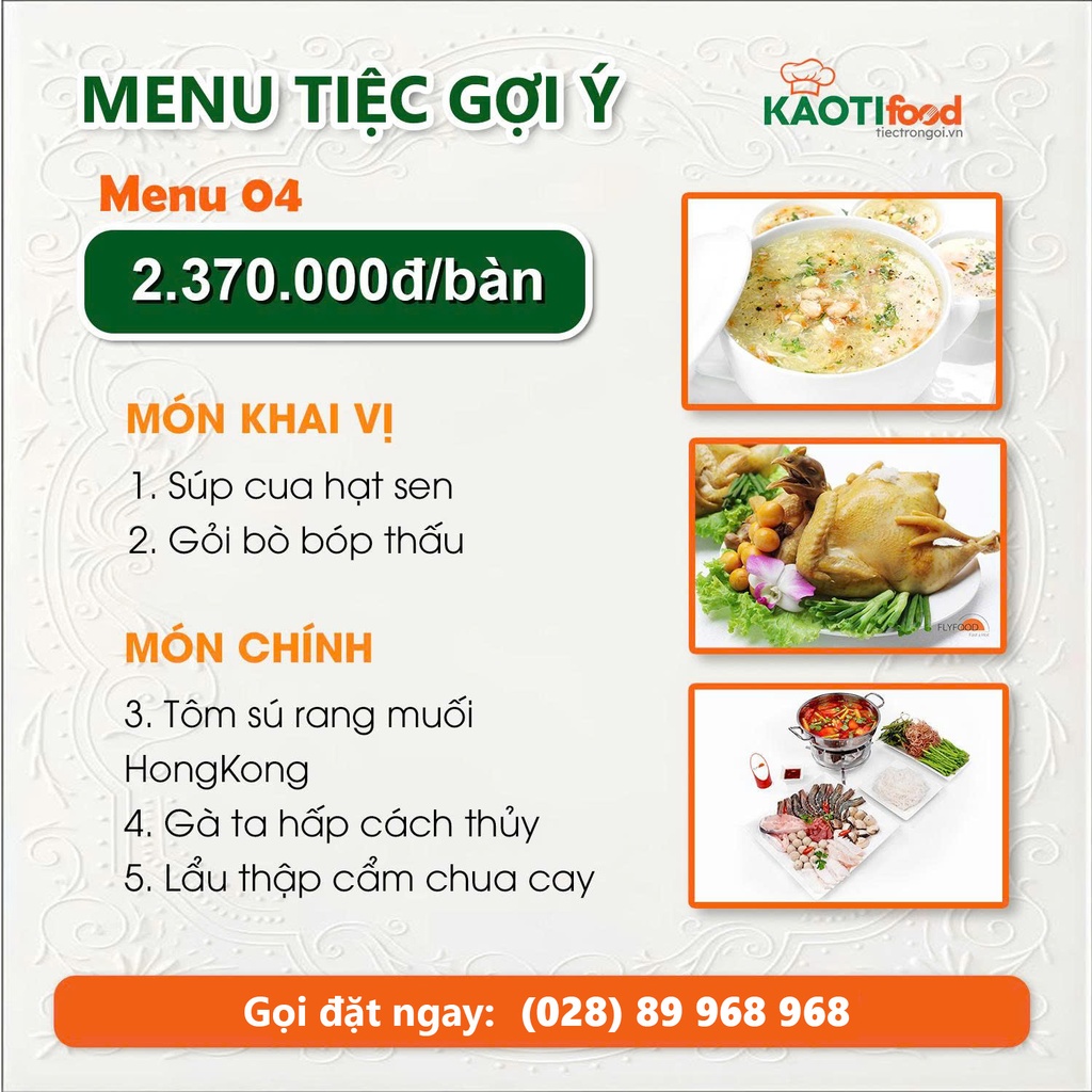 Menu gợi ý 04