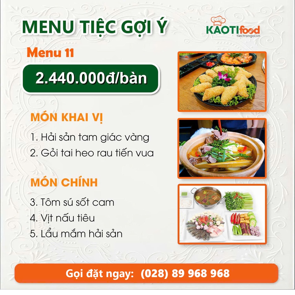 Menu gợi ý 11
