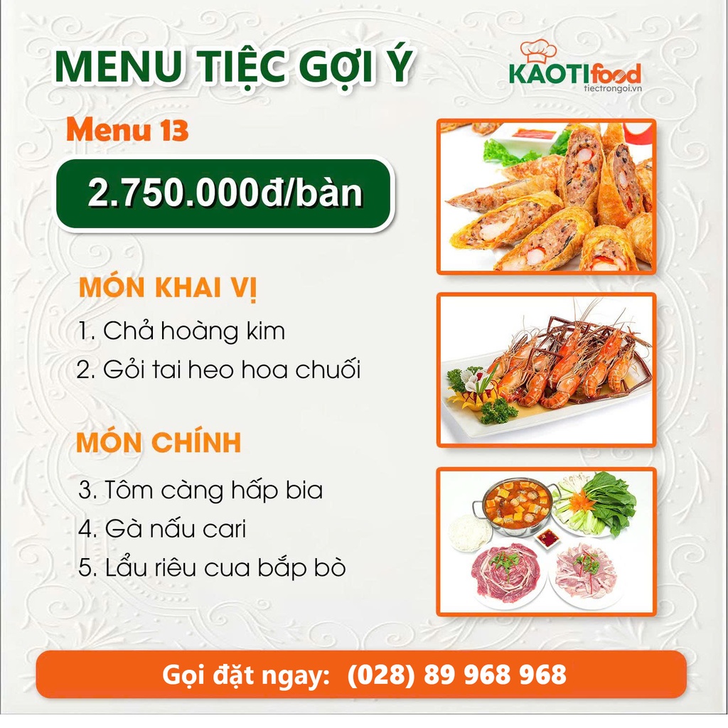 Menu gợi ý 13
