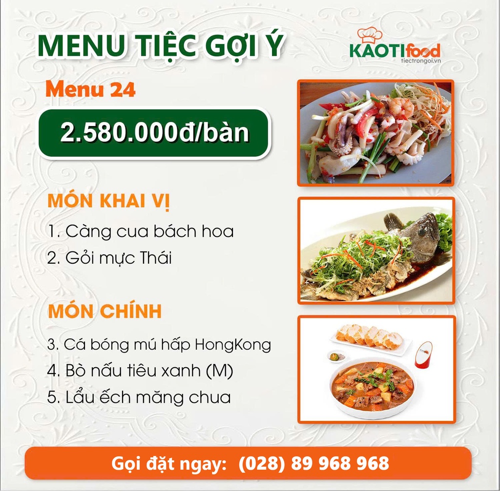 Menu gợi ý 24