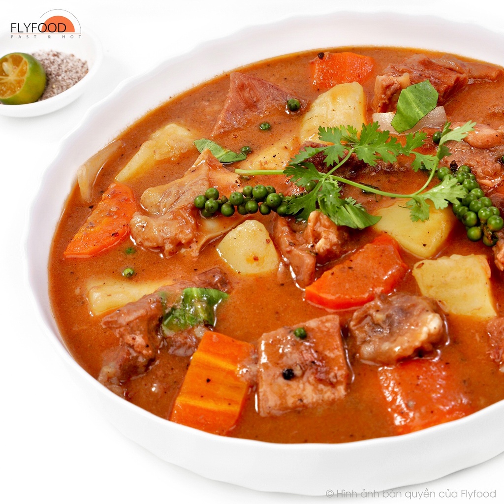 BÒ NẤU TIÊU XANH