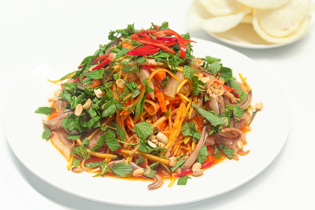 GỎI TAI HEO ĐU ĐỦ