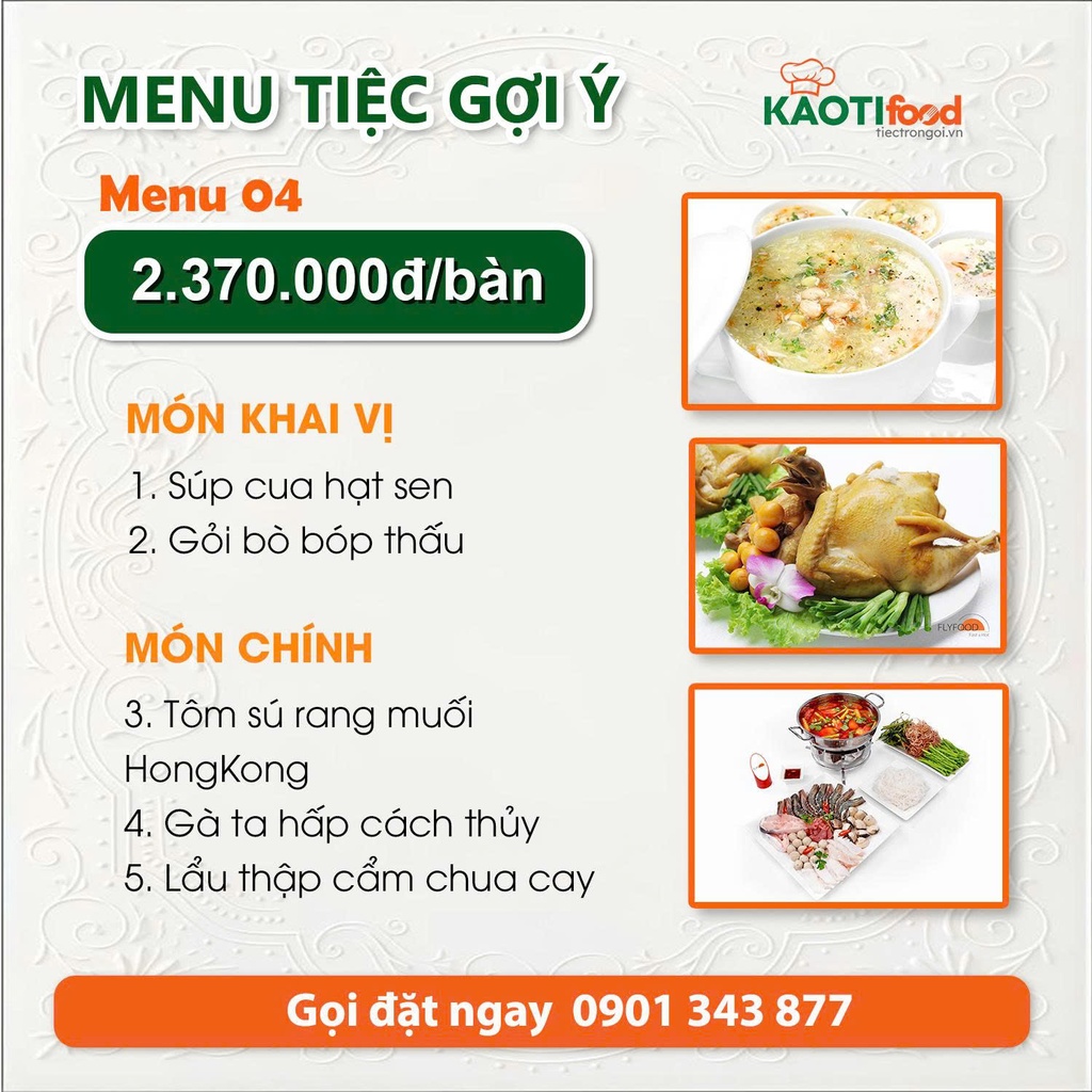 Menu gợi ý 04