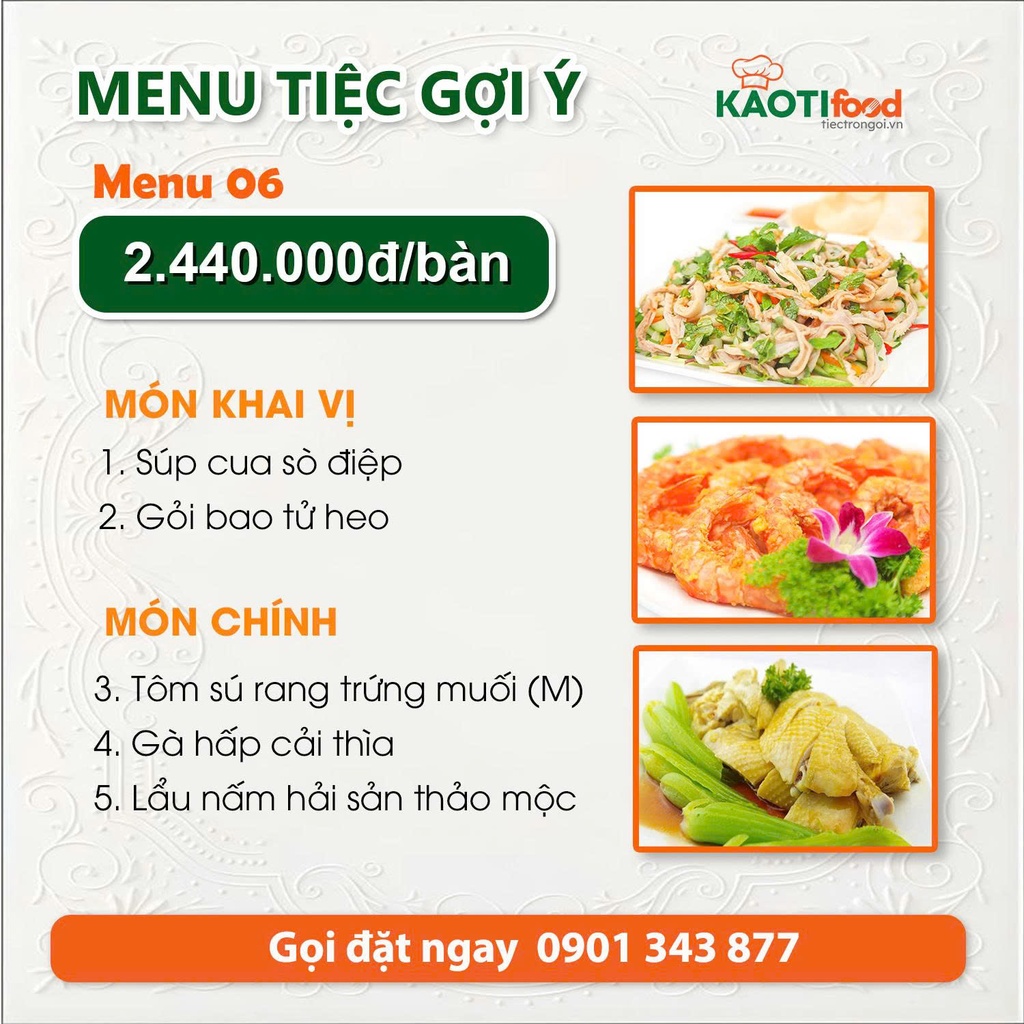 Menu gợi ý 06