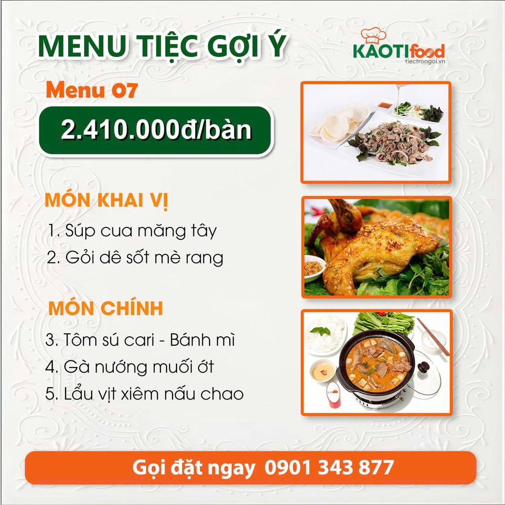Menu gợi ý 07