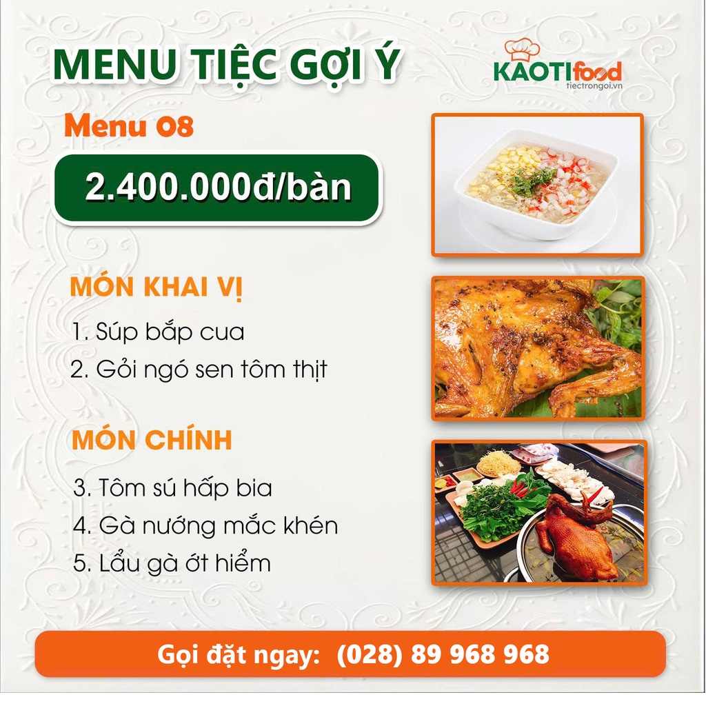 Menu gợi ý 08