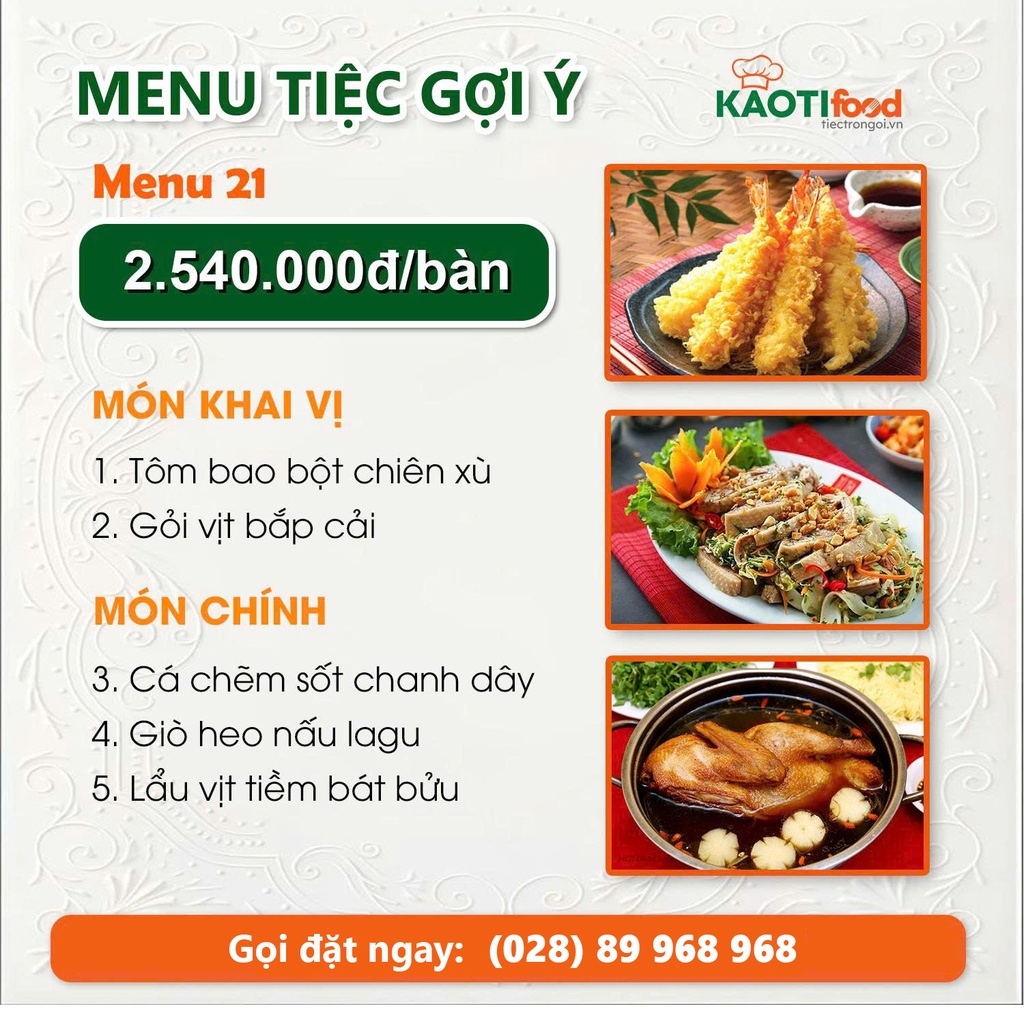 Menu gợi ý 21