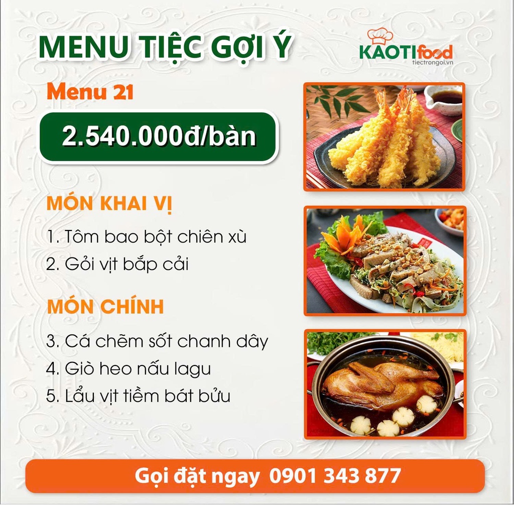 Menu gợi ý 21